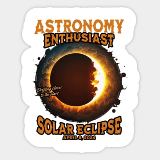 Solar Eclipse 2024 Sticker